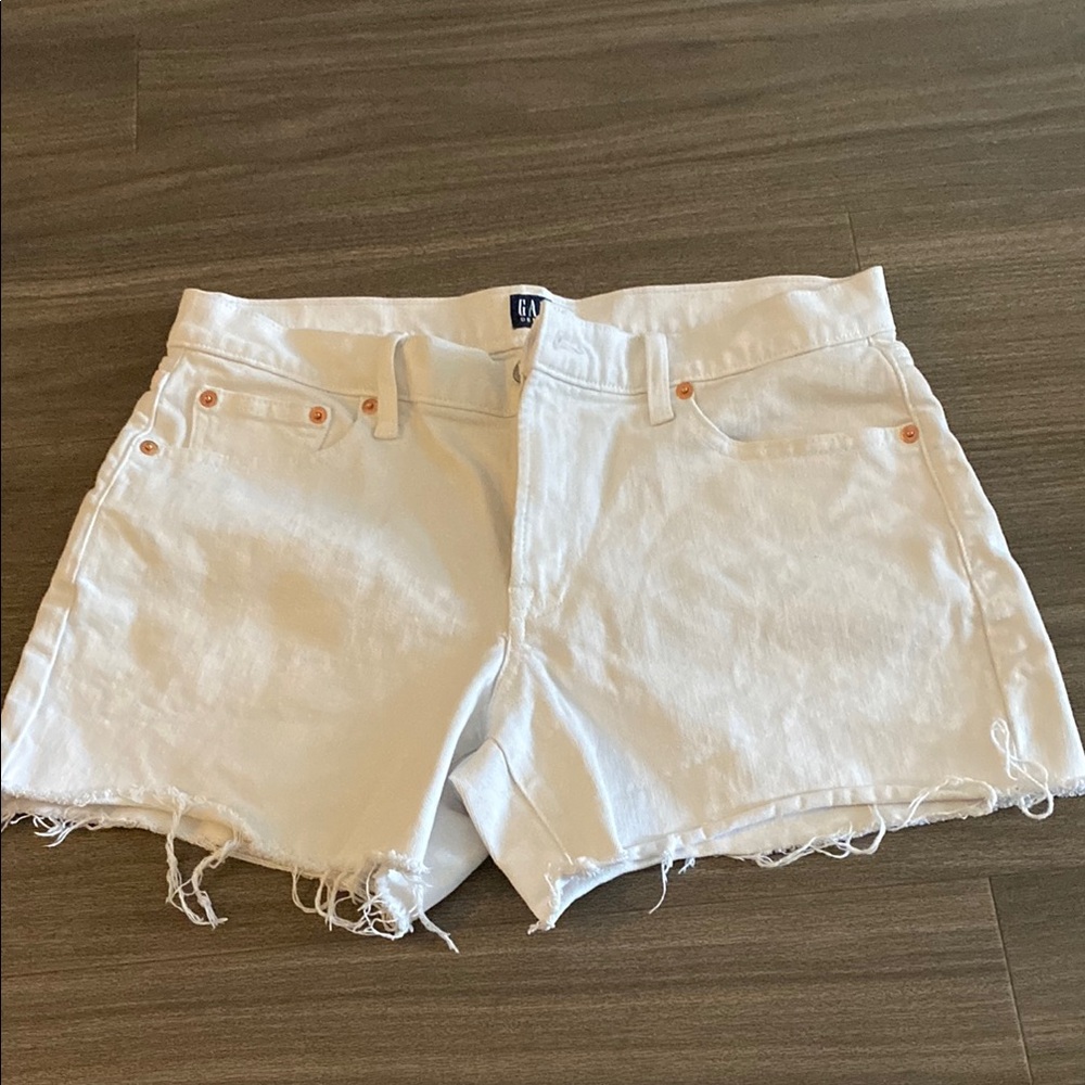 GAP Women's White Denim Shorts